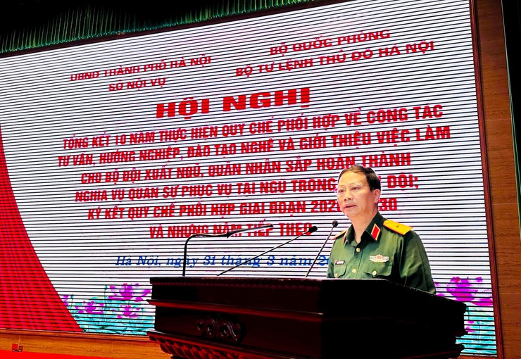 Hà Nội tăng cường hỗ trợ việc làm cho quân nhân xuất ngũ giai đoạn 2026-2030- Ảnh 2.