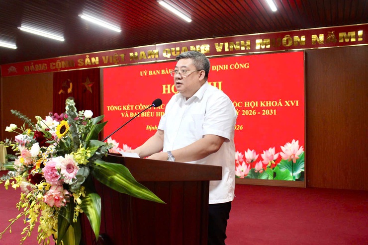 Phường Định Công: Biểu dương nhiều tập thể, cá nhân xuất sắc trong công tác bầu cử- Ảnh 2.