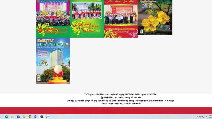 Phường Tây Hồ triển lãm báo xuân trực tuyến: Đánh thức văn hóa đọc trong kỷ nguyên số- Ảnh 2.