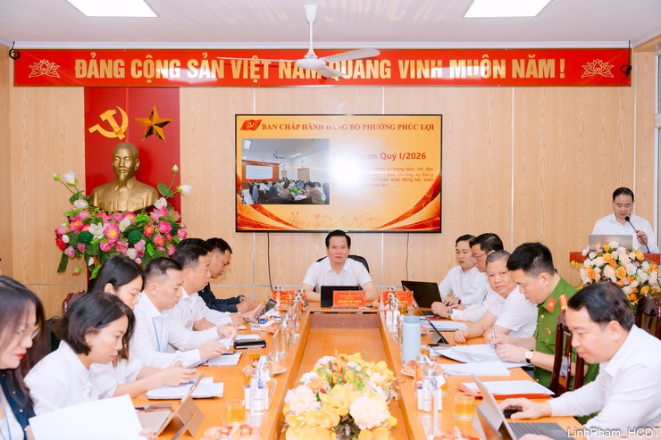 Phường Phúc Lợi phát huy sức mạnh toàn hệ thống chính trị, tạo chuyển biến rõ nét ngay từ quý I/2026- Ảnh 2.