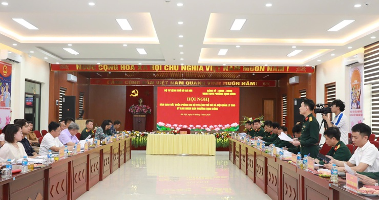Bàn giao hơn 2.766m2 đất do Bộ Tư lệnh Thủ đô quản lý để xây dựng Trường Tiểu học Định Công- Ảnh 1.
