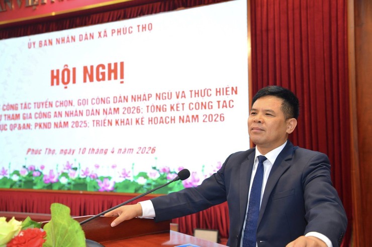Phúc Thọ tổng kết công tác tuyển chọn công dân nhập ngũ năm 2026- Ảnh 2.