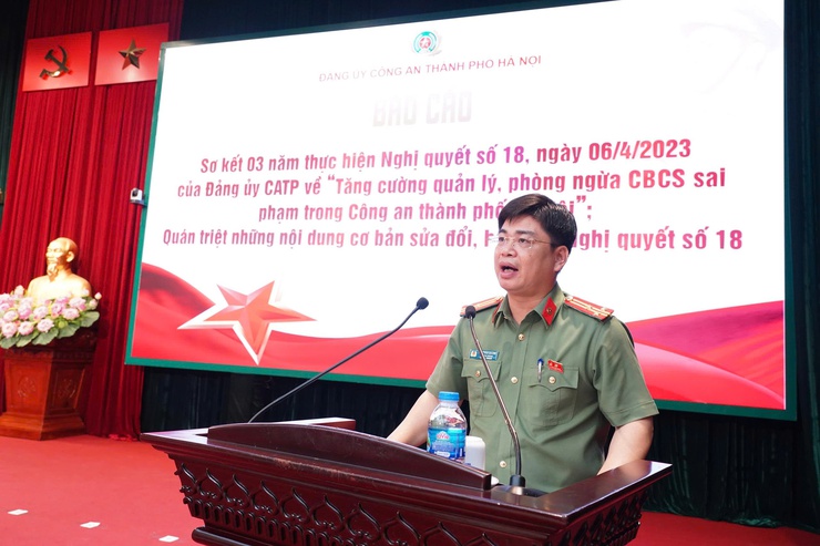 Công an Thành phố sơ kết công tác xây dựng Đảng quý I/2026- Ảnh 3.