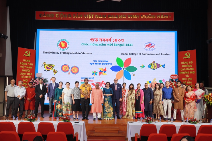 Hòa mình vào không gian Tết cổ truyền Bangladesh tại Hà Nội- Ảnh 1.