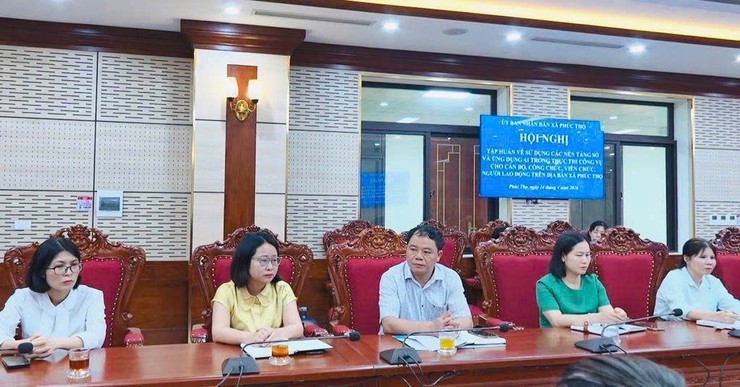 Phúc Thọ tập huấn sử dụng nền tảng số và ứng dụng trí tuệ nhân tạo trong thực thi công vụ- Ảnh 4.