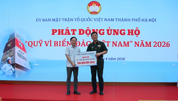 Hà Nội phát động ủng hộ Quỹ “Vì biển, đảo Việt Nam” năm 2026- Ảnh 4.