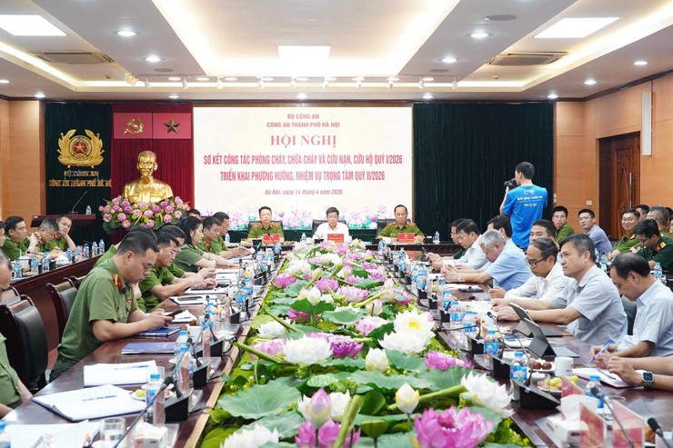 Hà Nội sơ kết công tác PCCC quý I/2026, triển khai nhiệm vụ trọng tâm quý II- Ảnh 1.