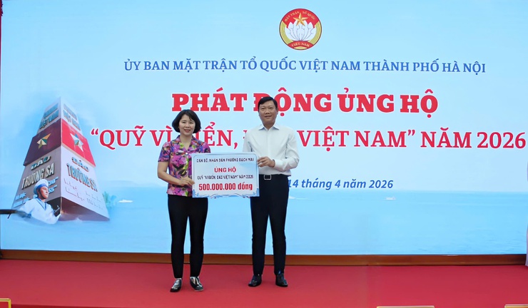 Hà Nội phát động ủng hộ Quỹ “Vì biển, đảo Việt Nam” năm 2026- Ảnh 3.