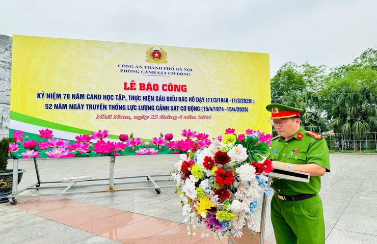 Công an thành phố Hà Nội báo công dâng Bác- Ảnh 2.