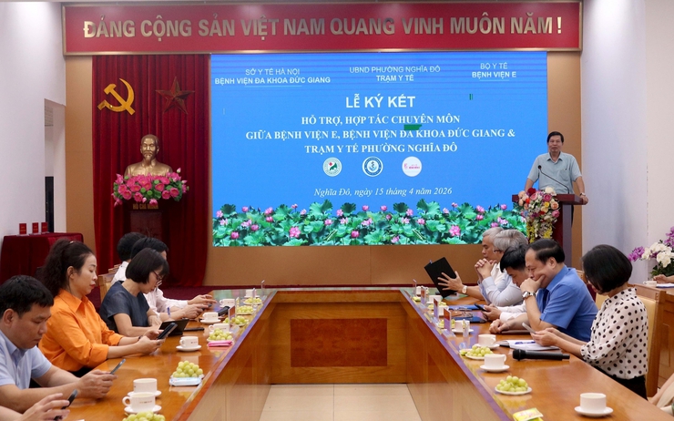 Phường Nghĩa Đô phối hợp nâng cao công tác chăm sóc sức khỏe Nhân dân- Ảnh 1.