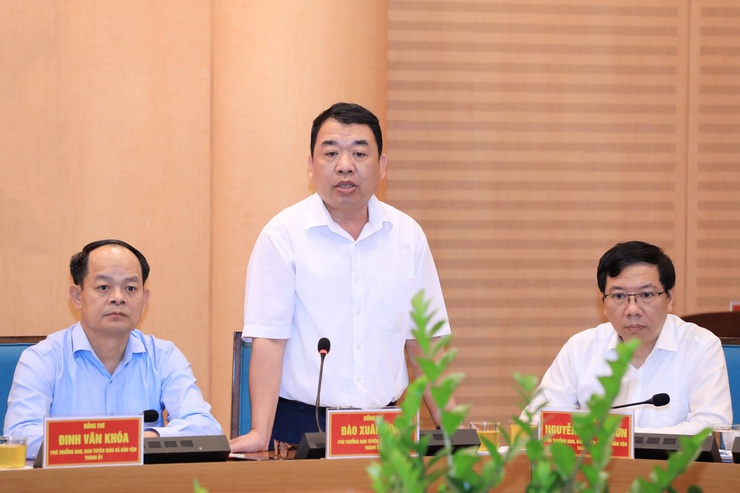 Ban Tuyên giáo và Dân vận Thành ủy Hà Nội và Đảng ủy UBND Thành phố triển khai Chương trình hợp tác- Ảnh 3.