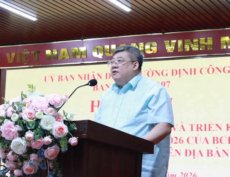 Phường Định Công: Tập trung giải quyết các điểm nghẽn, tạo dư địa phát triển- Ảnh 3.