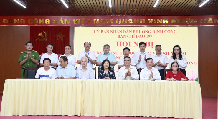 Phường Định Công: Tập trung giải quyết các điểm nghẽn, tạo dư địa phát triển- Ảnh 4.