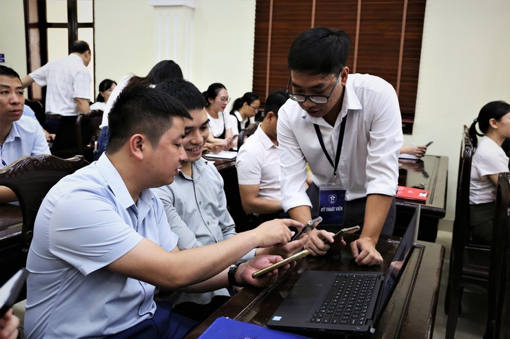 Xã Sóc Sơn tập huấn triển khai không gian làm việc số HanoiWork thúc đẩy chuyển đổi số ở cơ sở- Ảnh 3.