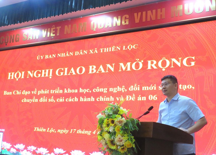 Từ Top 10 xuống vị trí 106: Xã Thiên Lộc quyết liệt chấn chỉnh chất lượng phục vụ nhân dân- Ảnh 2.