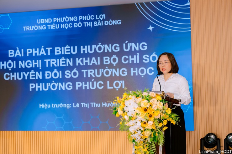 Phúc Lợi triển khai Bộ chỉ số đánh giá trường học chuyển đổi số, trường học văn minh hạnh phúc, tổ dân phố chuyển đổi số- Ảnh 5.