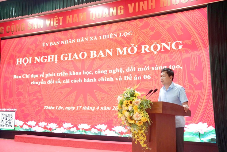 Từ Top 10 xuống vị trí 106: Xã Thiên Lộc quyết liệt chấn chỉnh chất lượng phục vụ nhân dân- Ảnh 3.