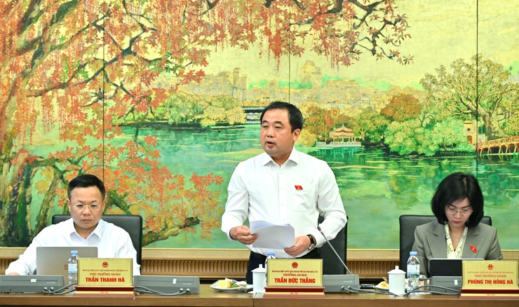 Đại biểu Quốc hội thành phố Hà Nội góp ý hoàn thiện dự thảo Nghị quyết về cơ chế, chính sách đột phá phát triển văn hóa Việt Nam- Ảnh 1.