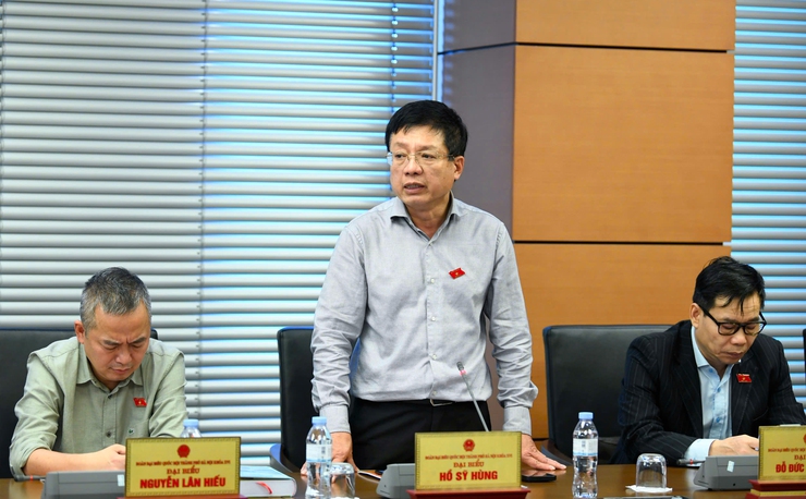 Đoàn Đại biểu Quốc hội thành phố Hà Nội đóng góp vào dự thảo Luật sửa đổi, bổ sung một số điều của các luật thuế- Ảnh 3.