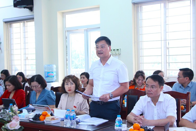 Giám sát chuyên đề công tác thu, chi và tổ chức bữa ăn bán trú cho học sinh tại phường Thanh Liệt- Ảnh 2.