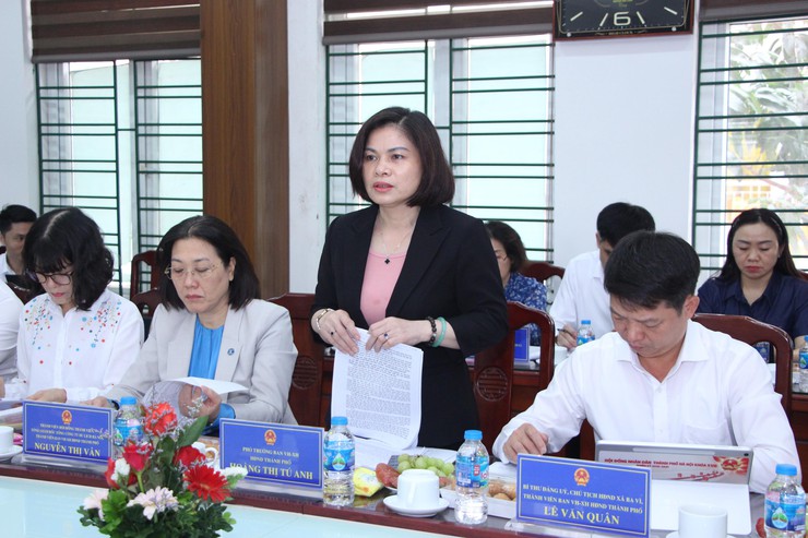 Giám sát việc thu - chi dịch vụ giáo dục và bữa ăn bán trú tại xã Thuận An- Ảnh 3.