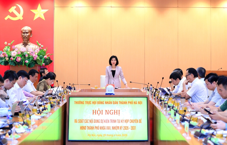 Tập trung rà soát, xây dựng các nội dung trình tại kỳ họp chuyên đề HĐND Thành phố đảm bảo tiến độ, chất lượng- Ảnh 1.