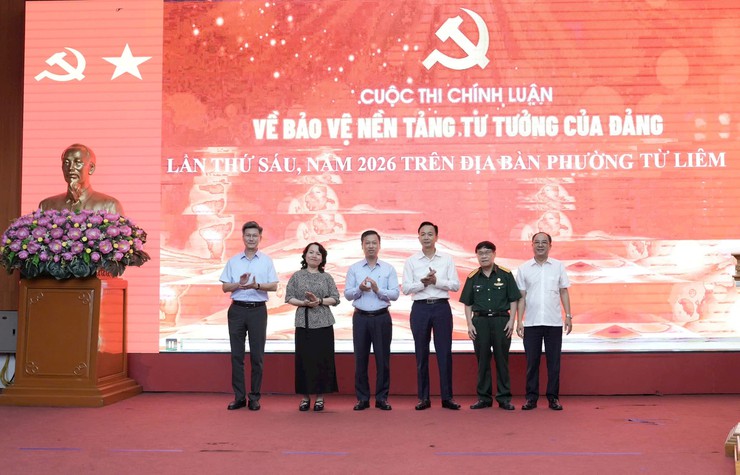 Phường Từ Liêm phát động Cuộc thi chính luận về bảo vệ nền tảng tư tưởng của Đảng- Ảnh 2.