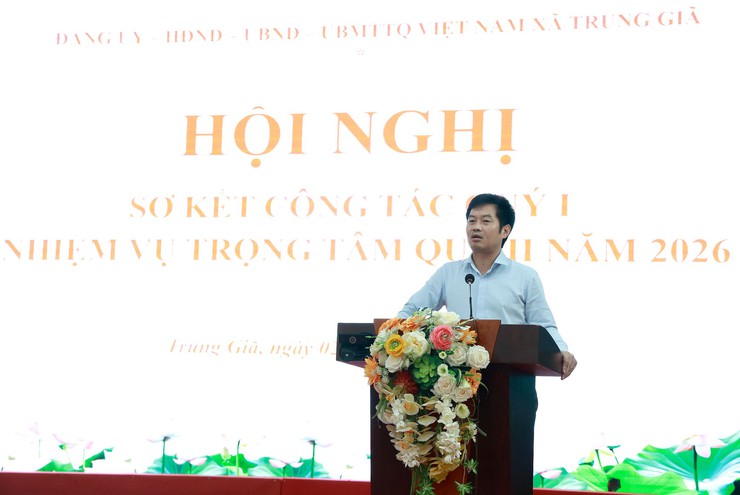 Xã Trung Giã triển khai quyết liệt các nhiệm vụ trọng tâm quý II năm 2026- Ảnh 3.