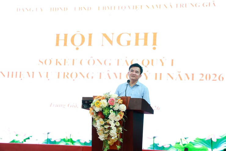 Xã Trung Giã triển khai quyết liệt các nhiệm vụ trọng tâm quý II năm 2026- Ảnh 4.