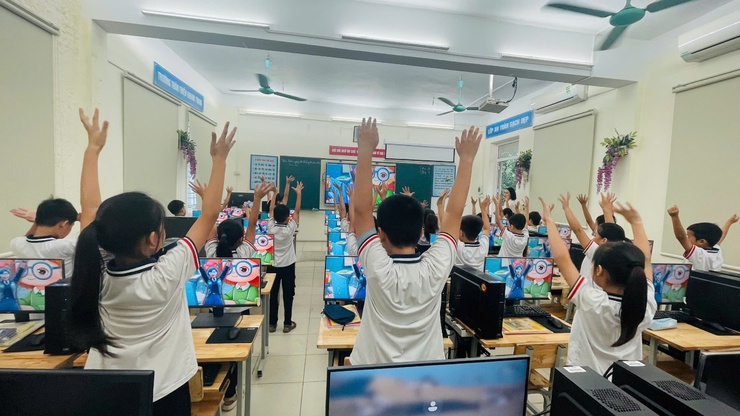 Đẩy mạnh ứng dụng trí tuệ nhân tạo trong trường học tạo nền tảng hình thành công dân số tại xã Liên Minh- Ảnh 2.