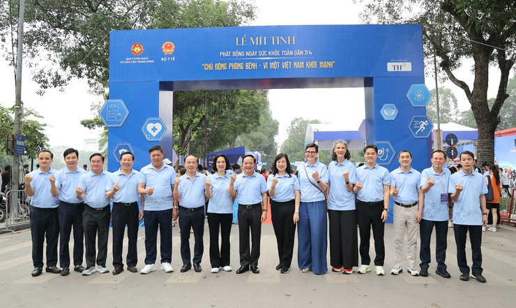Hà Nội: Mít tinh phát động Ngày Sức khỏe toàn dân 7/4- Ảnh 5.