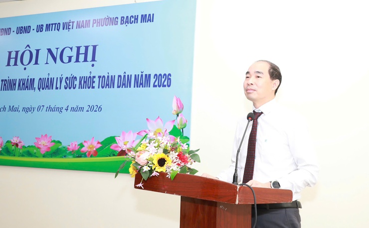 Phường Bạch Mai phát động Chương trình khám, quản lý sức khỏe toàn dân- Ảnh 4.