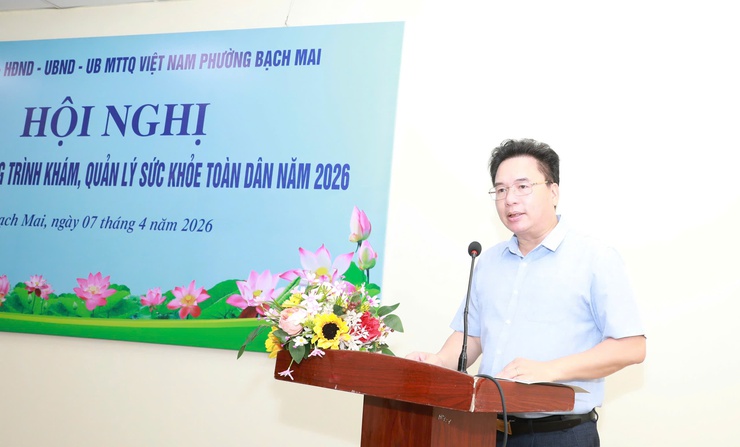 Phường Bạch Mai phát động Chương trình khám, quản lý sức khỏe toàn dân- Ảnh 2.
