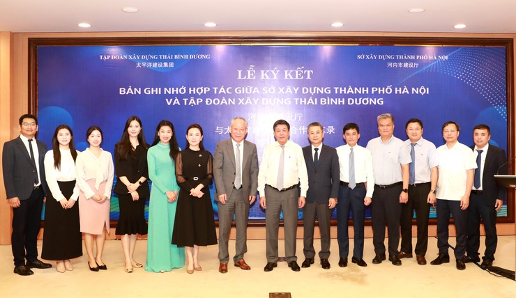 Ký kết Biên bản ghi nhớ hợp tác giữa Sở Xây dựng Hà Nội và Tập đoàn Xây dựng Thái Bình Dương- Ảnh 4.