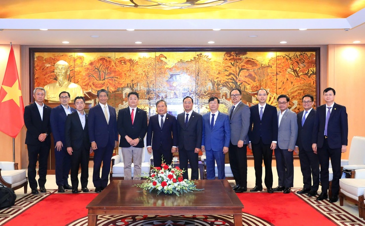Chủ tịch Hà Nội Vũ Đại Thắng tiếp đoàn đại biểu tỉnh Yamanashi, Nhật Bản- Ảnh 1.