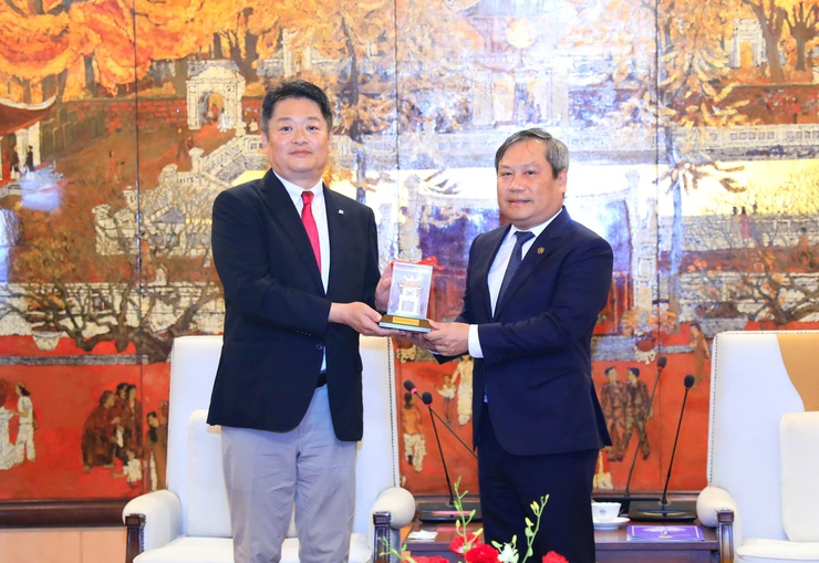 Chủ tịch Hà Nội Vũ Đại Thắng tiếp đoàn đại biểu tỉnh Yamanashi, Nhật Bản- Ảnh 3.
