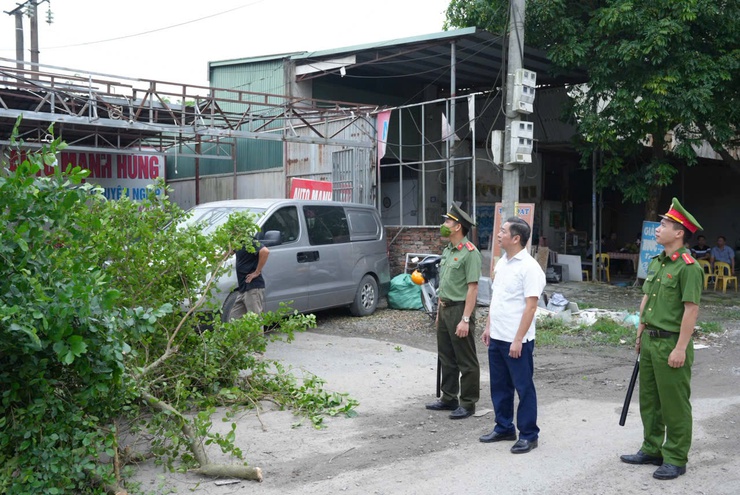 Xã Thanh Oai: Tháo dỡ, giải phóng mặt bằng phục vụ Dự án nâng cấp, mở rộng Quốc lộ 21B- Ảnh 1.