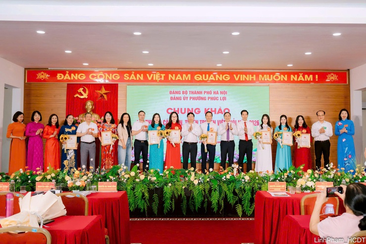 Phường Phúc Lợi tổ chức thành công Hội thi Báo cáo viên, tuyên truyền viên giỏi năm 2026- Ảnh 6.