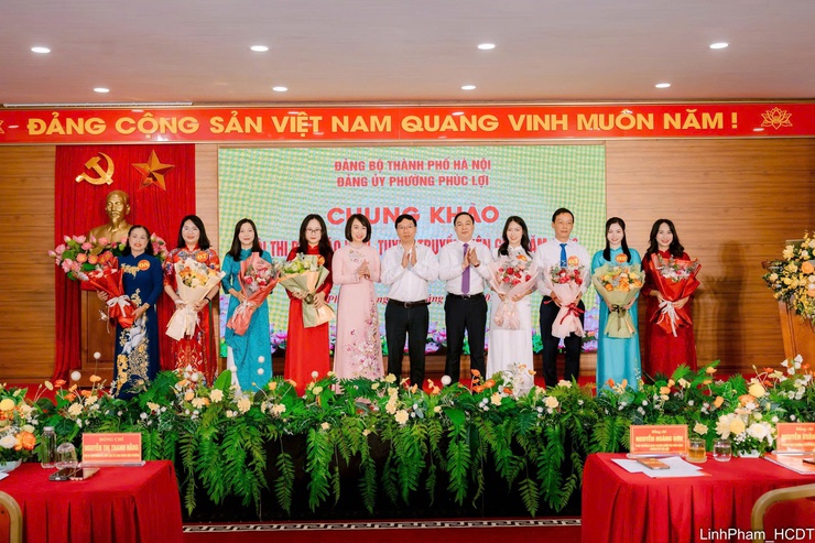 Phường Phúc Lợi tổ chức thành công Hội thi Báo cáo viên, tuyên truyền viên giỏi năm 2026- Ảnh 1.