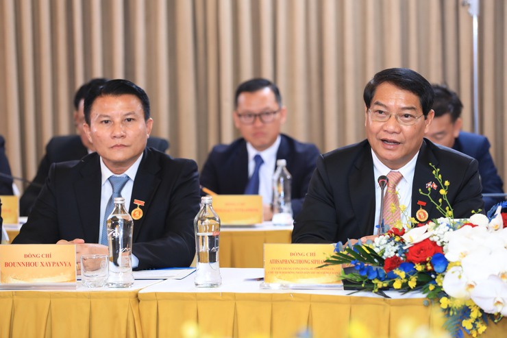 Hội đàm, trao đổi kinh nghiệm hoạt động cơ quan dân cử giữa Thủ đô Hà Nội và Thủ đô Viêng Chăn- Ảnh 5.