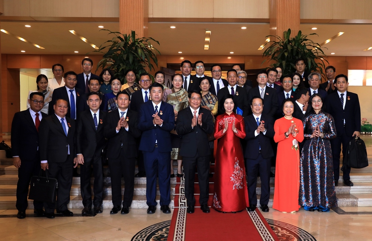 Hội đàm, trao đổi kinh nghiệm hoạt động cơ quan dân cử giữa Thủ đô Hà Nội và Thủ đô Viêng Chăn- Ảnh 7.