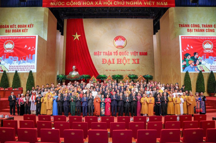 Khai mạc trọng thể Đại hội đại biểu toàn quốc Mặt trận Tổ quốc Việt Nam lần thứ XI, nhiệm kỳ 2026-2031- Ảnh 8.