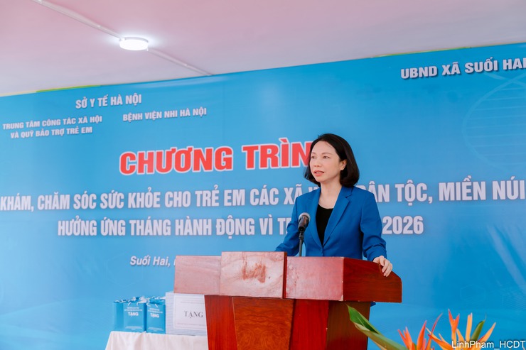 Hà Nội triển khai khám, chăm sóc sức khỏe cho trẻ em các xã vùng dân tộc, miền núi- Ảnh 4.