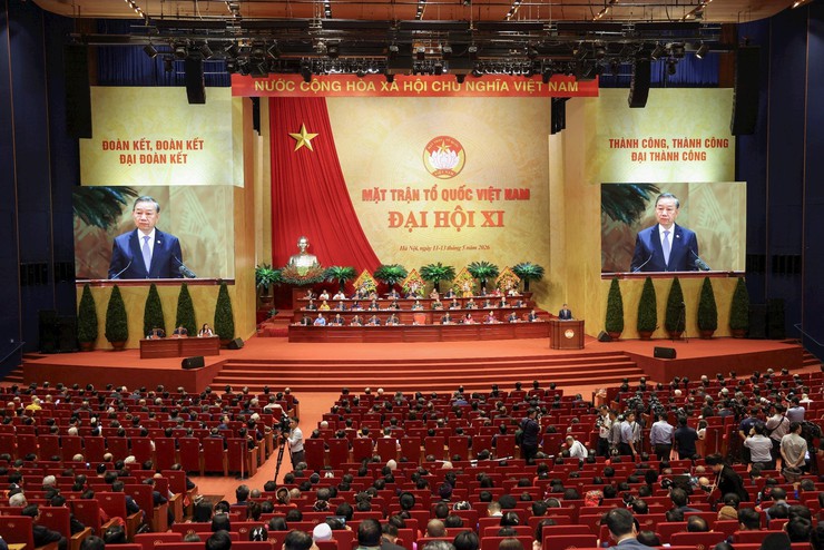 Khai mạc trọng thể Đại hội đại biểu toàn quốc Mặt trận Tổ quốc Việt Nam lần thứ XI, nhiệm kỳ 2026-2031- Ảnh 7.