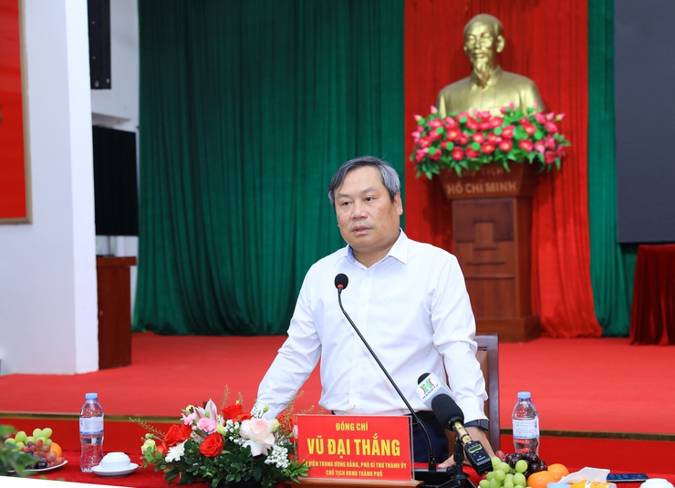 Chủ tịch Hà Nội Vũ Đại Thắng kiểm tra tiến độ Dự án Khu đô thị thể thao Olympic- Ảnh 10.