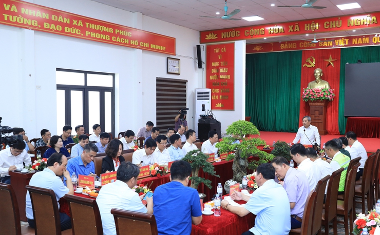 Chủ tịch Hà Nội Vũ Đại Thắng kiểm tra tiến độ Dự án Khu đô thị thể thao Olympic- Ảnh 11.