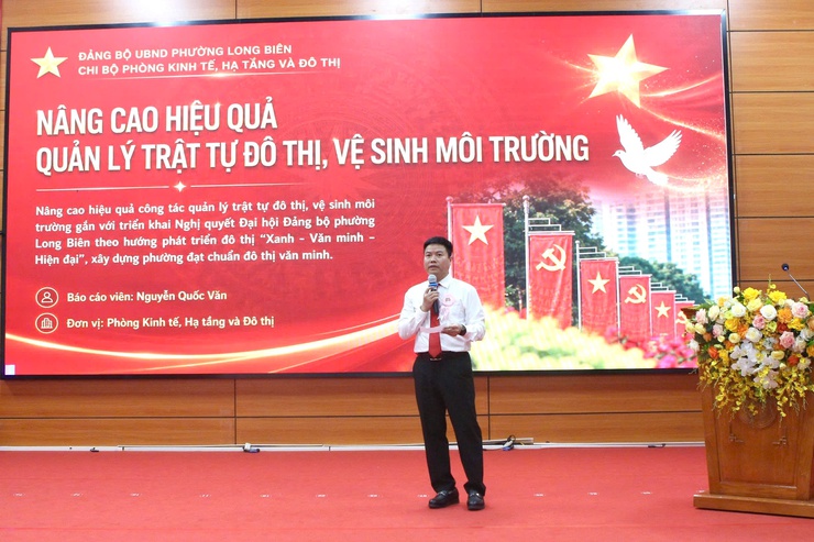 Phường Long Biên tổ chức thành công Hội thi Báo cáo viên, tuyên truyền viên giỏi năm 2026- Ảnh 3.