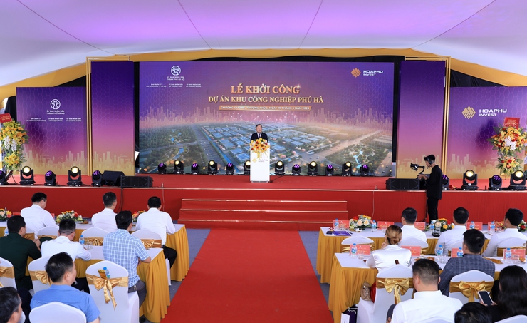 Hà Nội khởi công Khu công nghiệp Phú Hà, hướng tới mô hình công nghiệp xanh và hiện đại- Ảnh 3.