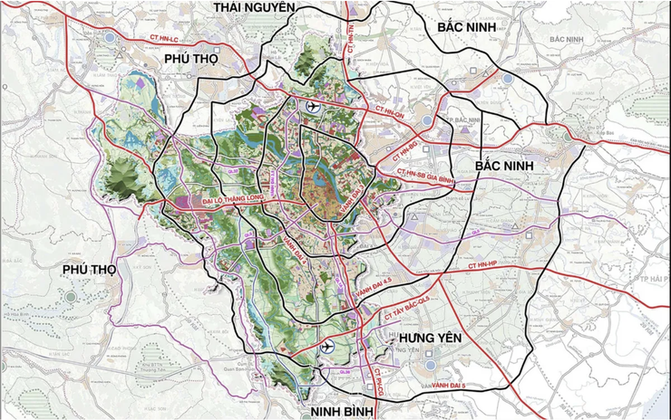Thông tin báo chí về Quy hoạch tổng thể Thủ đô Hà Nội tầm nhìn 100 năm- Ảnh 1.