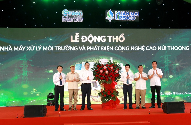 Hà Nội động thổ Nhà máy điện rác Núi Thoong công suất 2.000 tấn/ngày đêm- Ảnh 2.